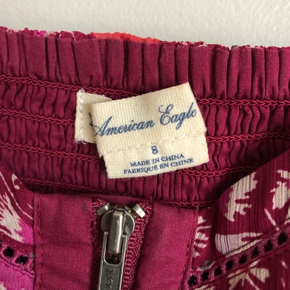 American Eagle Ruffle Tier Sleeveless Floral Dress - Picture 7 of 8